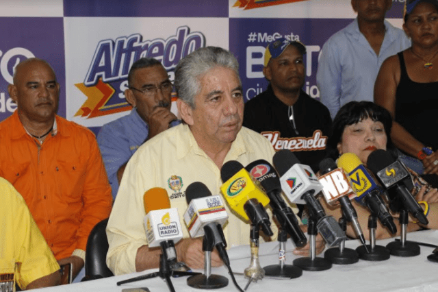 El alcalde del municipio Iribarren, Alfredo Ramos