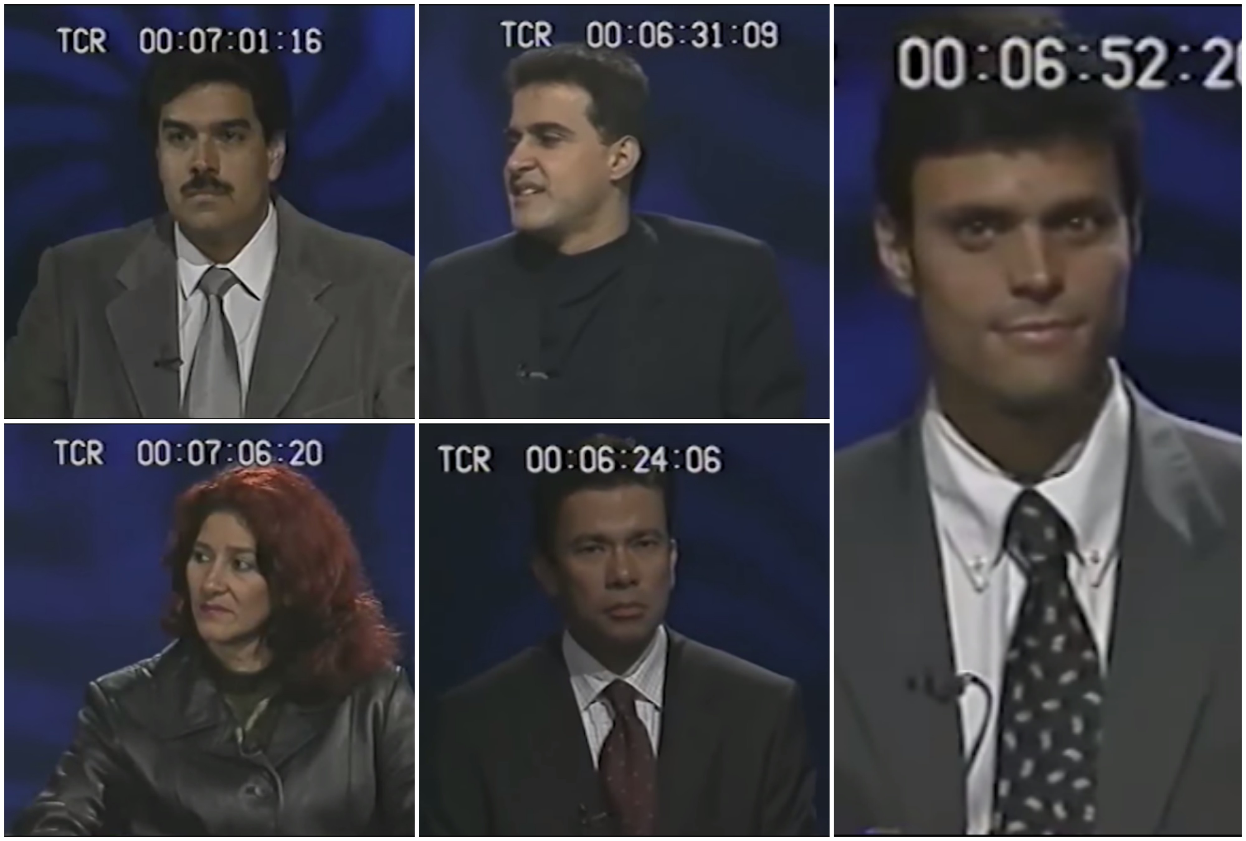 La primera “mesa de diálogo” de Maduro, Leopoldo, Cilia y Tarek donde Adriana Azzi leyó las cartas