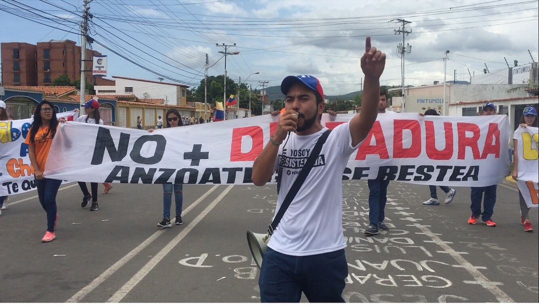 VP Anzoátegui se restea con la “calle como medio de lucha”