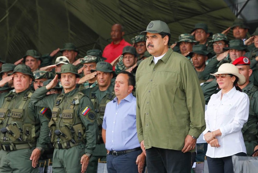 Maduro participa en acto por aniversario del Ceofanb en Aragua