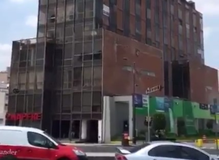 Así se mueven los edificios por el Terremoto en México (Video)