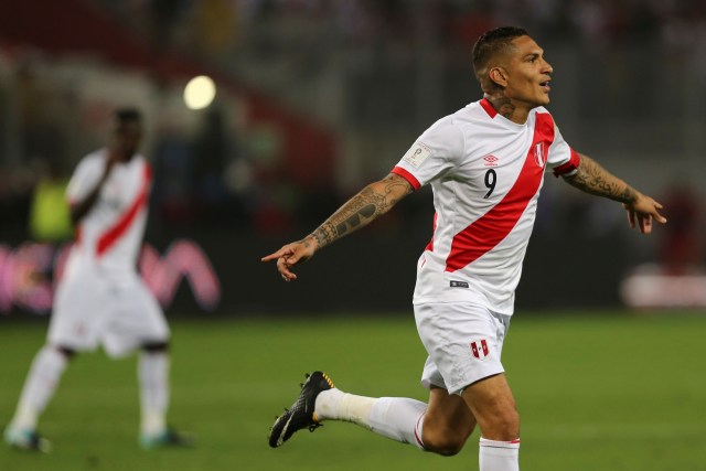 El delantero de la selección peruana, Paolo Guerrero. REUTERS/Guadalupe Pardo