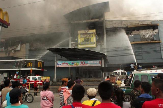 Incendio en Filipinas // FOTO EFE