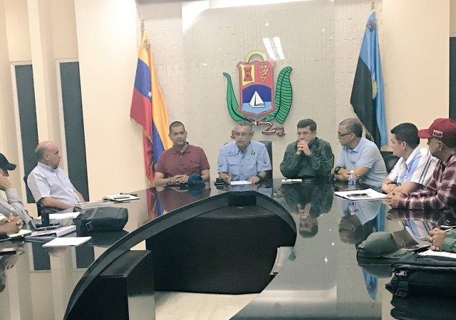 Reunión entre Luis Motta Domínguez y el gobernador Omar Prieto // Foto @OmarPrieto_PSUV