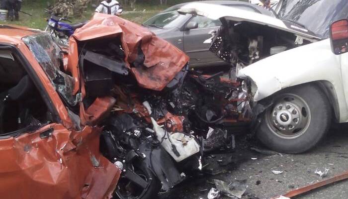 Un fallecido y 4 heridos en accidente vial en la Valle-Coche a la altura de Longaray (fotos)