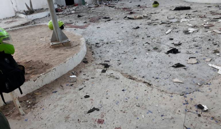 Cuatro muertos y 42 heridos deja atentado a estación de Policía en Barranquilla