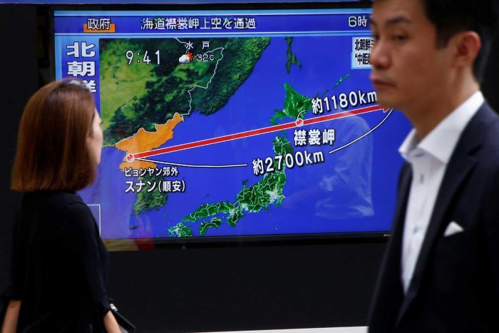 Televisión japonesa alerta por error sobre disparo de misil norcoreano