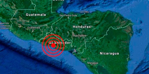 Sismo Pacífico salvadoreño