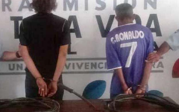 Dos hombres y un menor detenidos por robo en canal de TV del Zulia