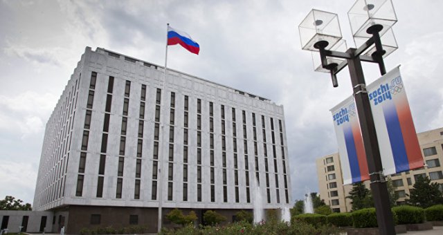 Sede de la embajada rusa en Washington
