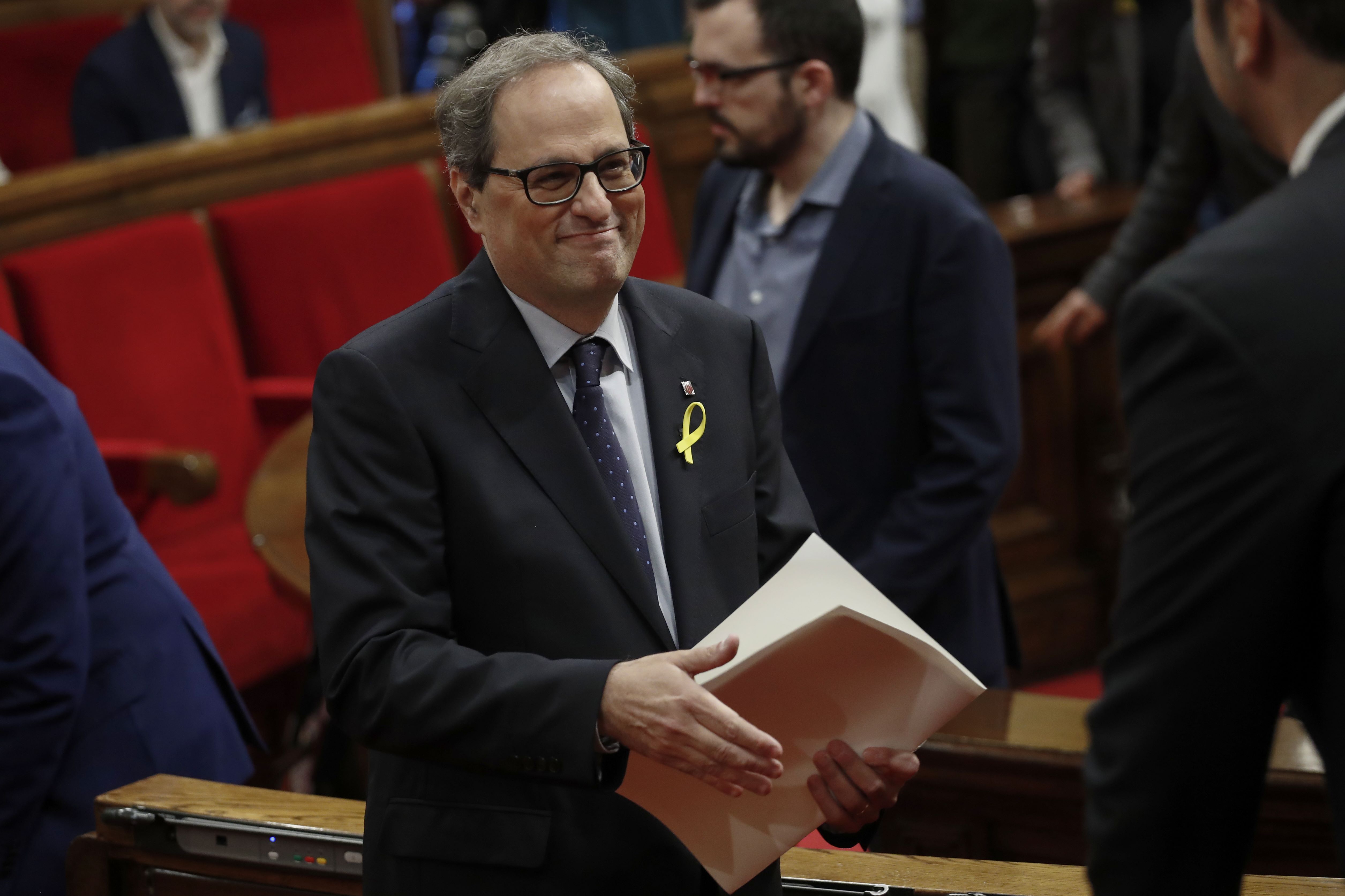 Candidato a presidente catalán reivindica a Puigdemont y asegura que impulsará un “proceso constituyente”