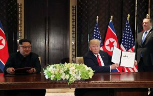 Los cuatro puntos claves del documento firmado por Donald Trump y Kim Jong Un (Fotos)