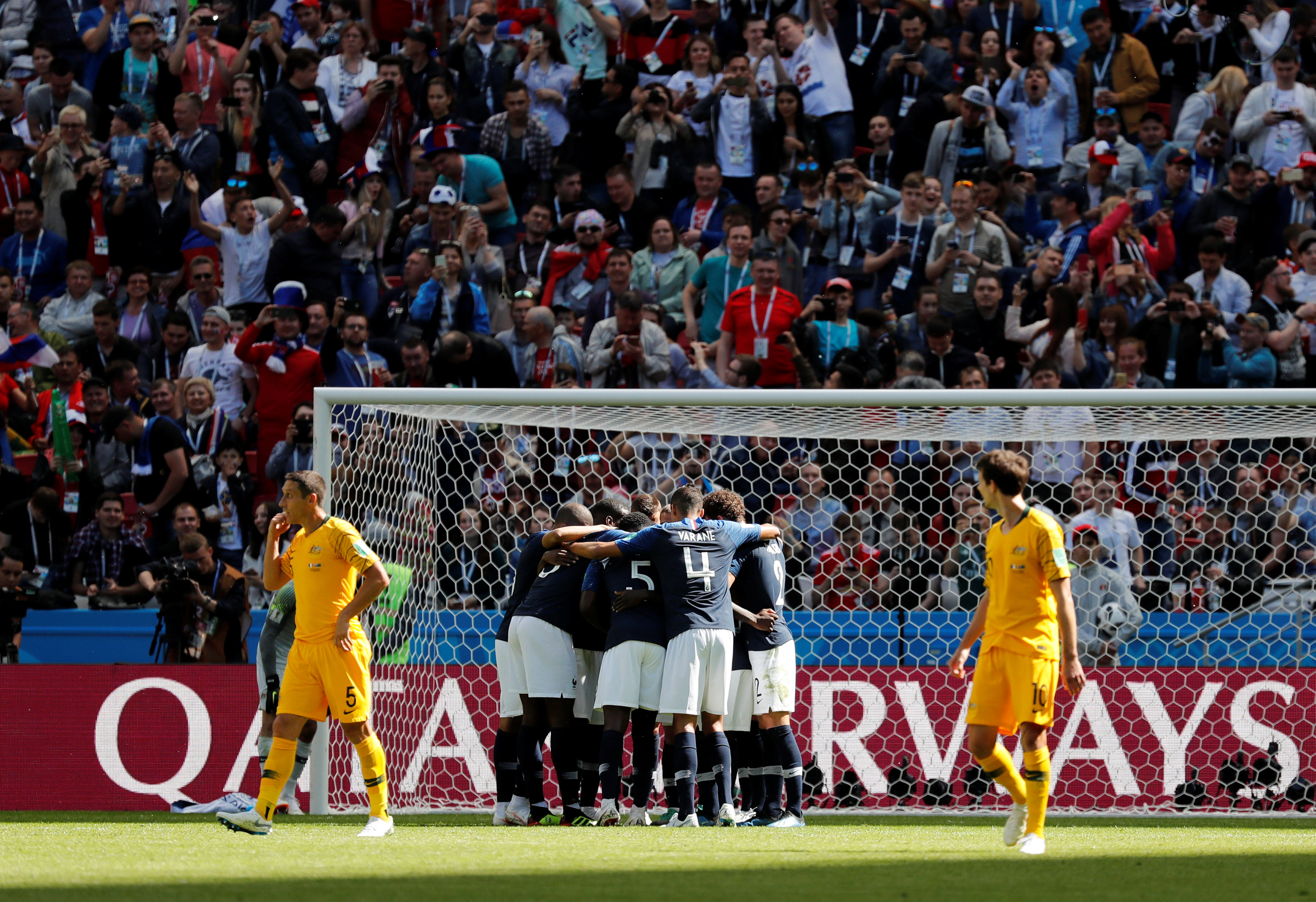 En FOTOS: Francia gana a Australia en el estreno del VAR Mundial #Rusia2018