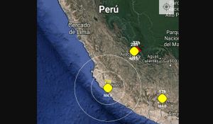 Un sismo de magnitud 4,4 se siente en costa central de Perú sin causar daños