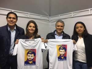 Gaby Arellano se reunió con Iván Duque para tratar temas de Venezuela