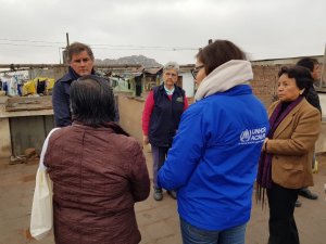 Acnur visitó albergue de venezolanos en Perú (Fotos)