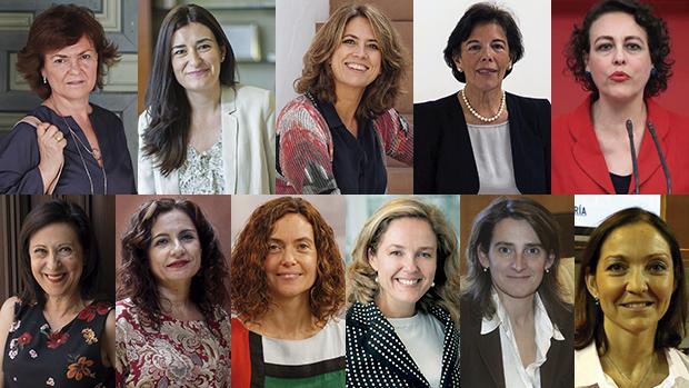 Las 11 mujeres que integran el gabinete de Pedro Sánchez