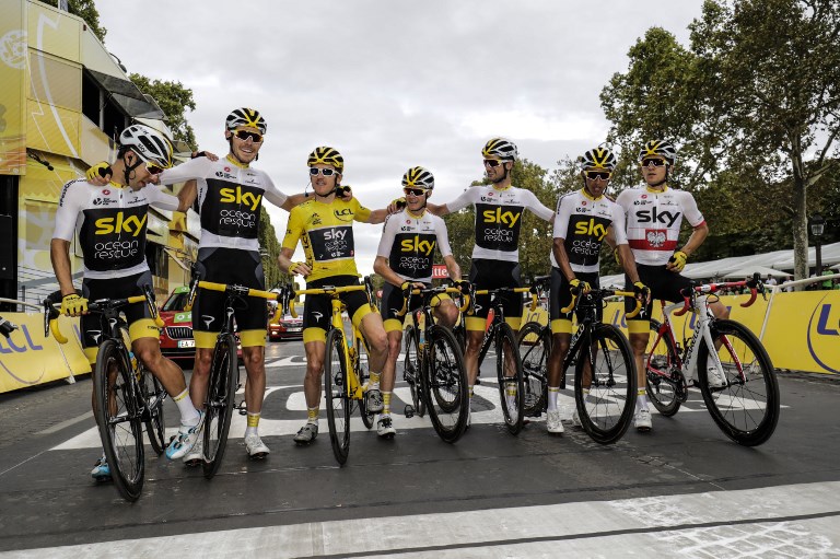 El equipo Sky logra más de 700 mil euros en premios del Tour de Francia