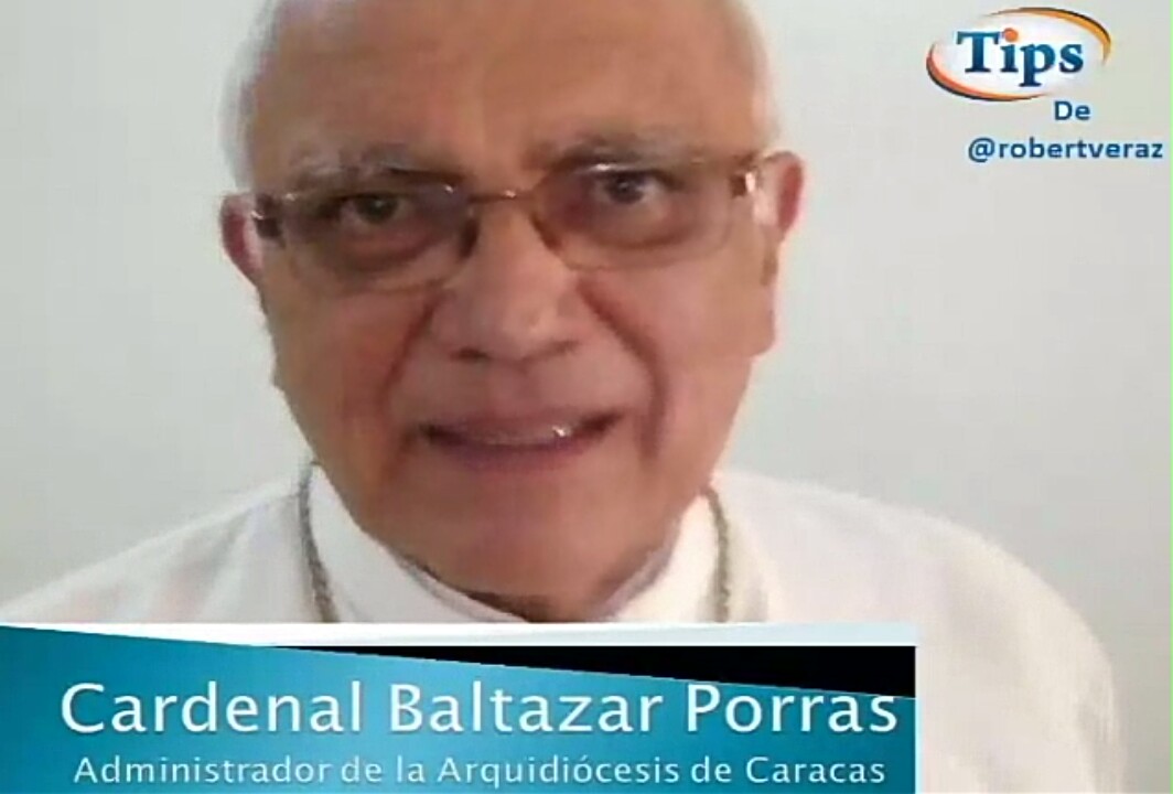 Cardenal Baltazar Porras: “Venezuela está ansiada de paz”