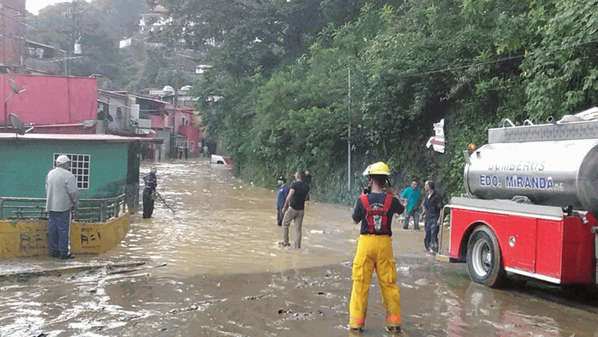 Intensas lluvias dejan 30 familias afectadas en Los Teques