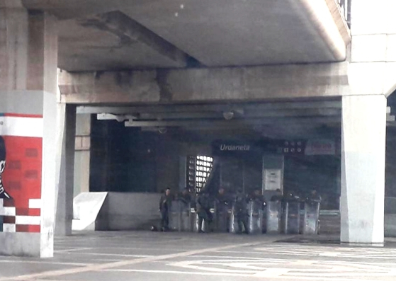 Metro de Maracaibo amaneció militarizado #1Oct (fotos)