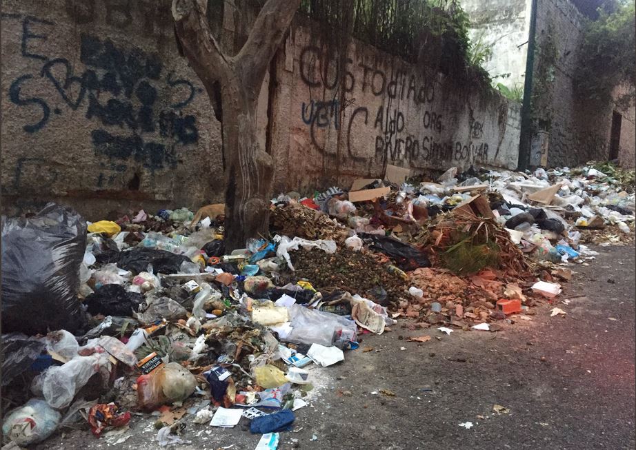 ¿Y el camión pa’ cuándo? Hace semanas que San Bernardino rebosa de basura y moscas (Fotos)