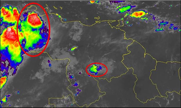 El estado del tiempo en Venezuela este martes #9Oct, según el Inameh