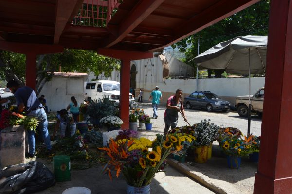 Un “ramito” de flores cuesta 100 bolívares para honrar a los difuntos en su día en Vargas