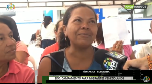 Paciente colombiana en buque hospital rompe en llanto por situación de venezolanos (video)