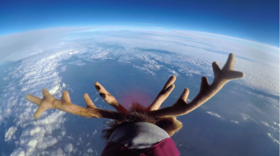 La sensacional vista que tuvo Santa Claus desde su trineo (VIDEO)