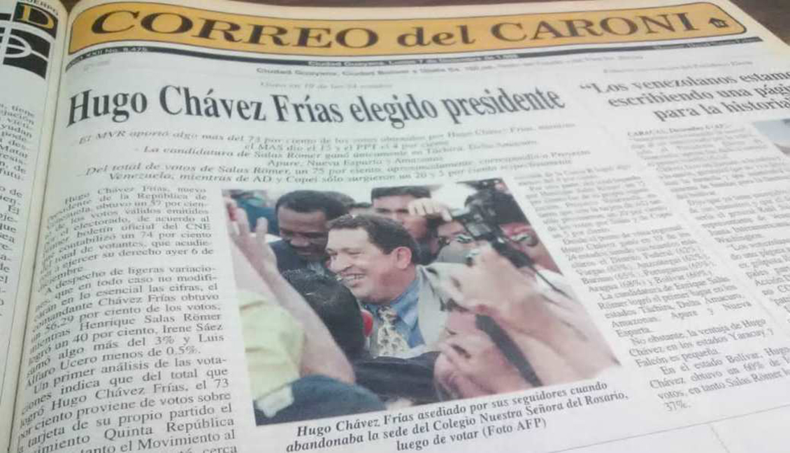 La crisis de hoy en las denuncias de hace 20 años de Hugo Chávez