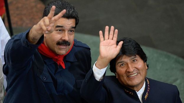 En Bolivia rechazan el apoyo de Evo al régimen de Maduro
