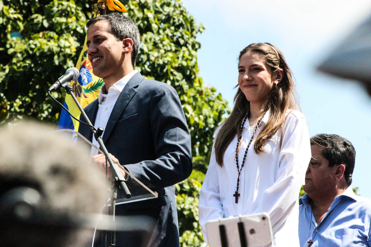 La romántica foto de Juan Guaidó y su esposa de la que todo el mundo habla