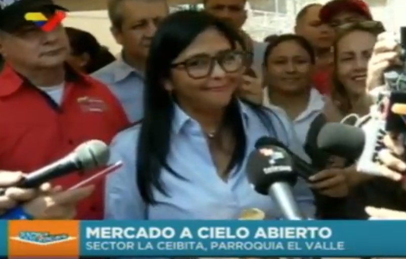 VIDEO: Delcy dice que en la frontera disfrutan de un gran concierto… pero no será el chavista por supuesto