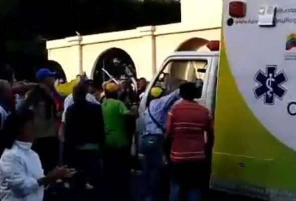 Venezolanos rechazaron las unidades médicas para operativo de salud del concierto chavista (video)