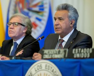 Lenín Moreno justifica acción multilateral en Venezuela