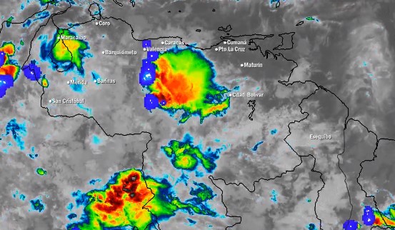 El estado del tiempo en Venezuela este jueves #9May, según Inameh