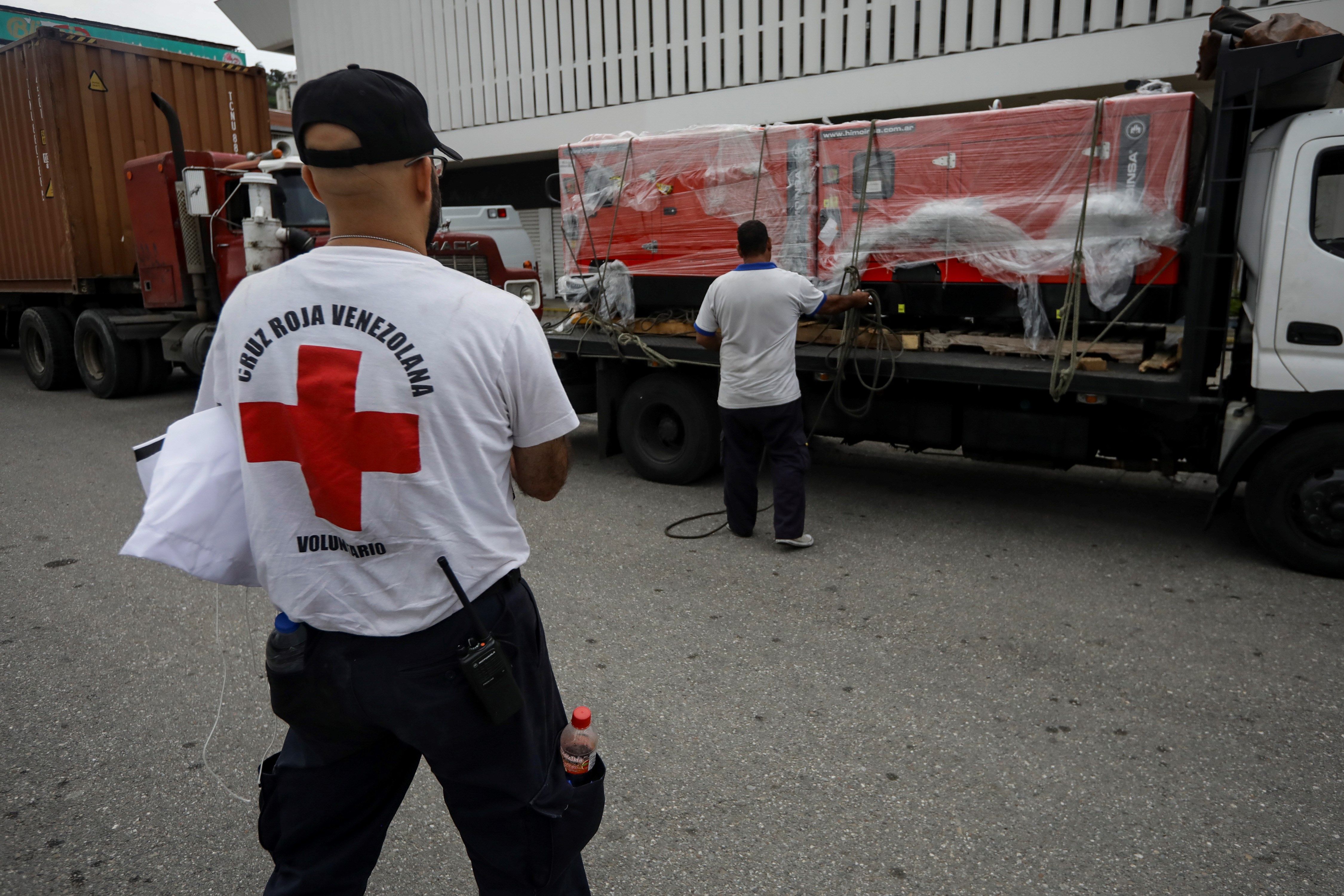 Cruz Roja Venezolana recibe segundo cargamento de ayuda humanitaria (Fotos)