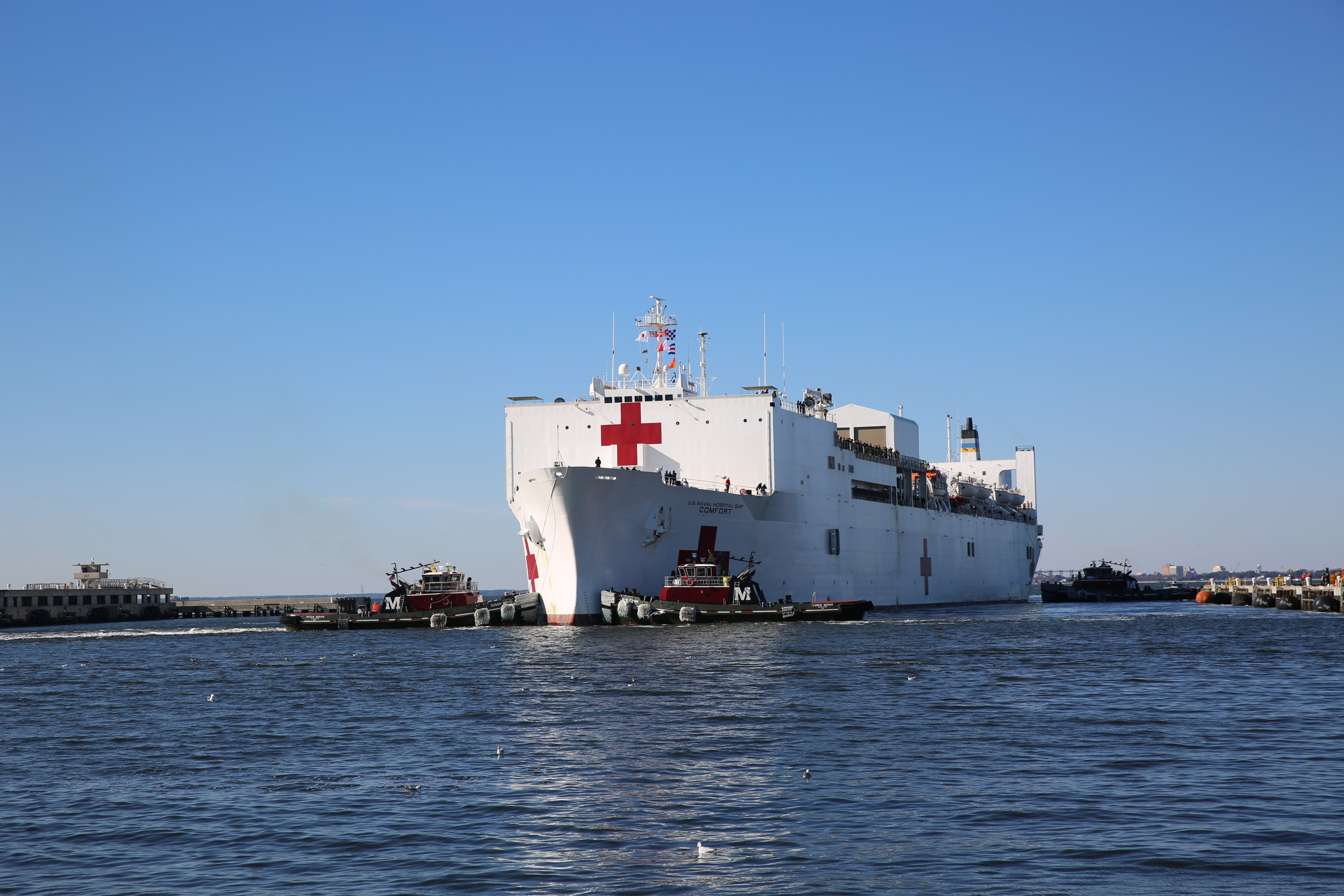 Buque hospital de EEUU llega a Colombia el #18Ago