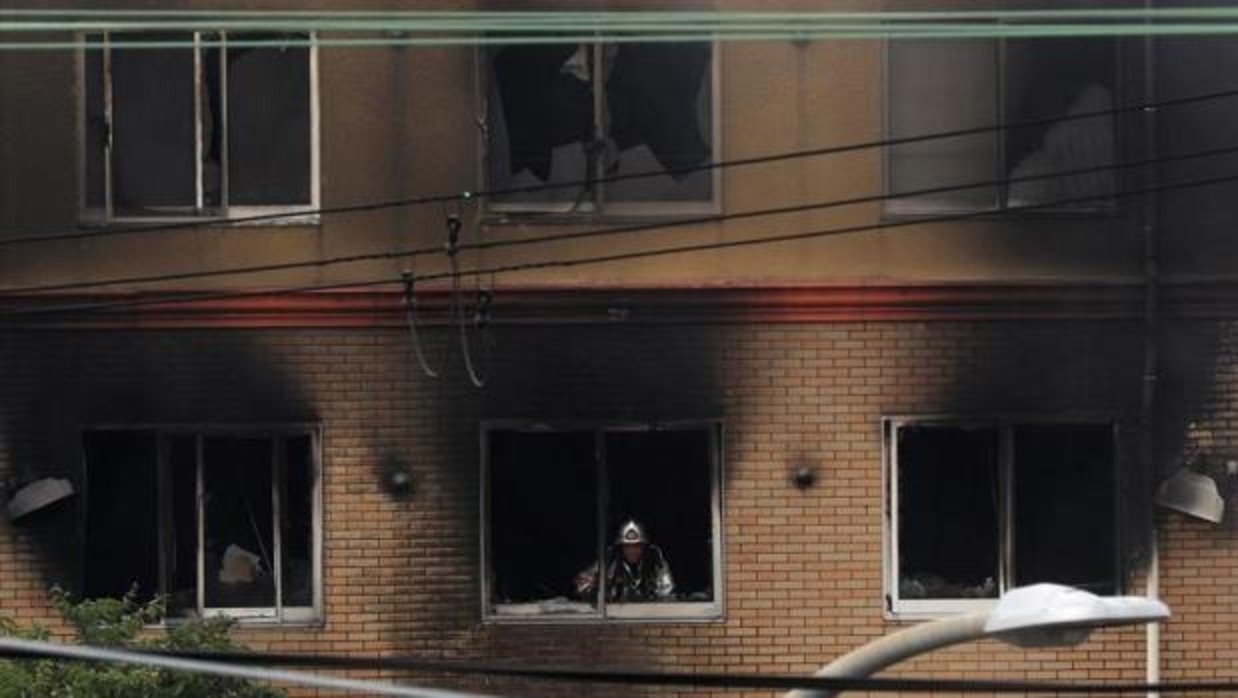 El detenido por el incendio de Japón culpa al estudio de anime de robarle una novela