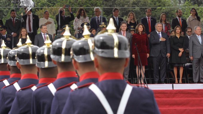Duque preside su primer desfile militar por la Independencia de Colombia