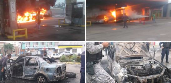 Reportaron explosión en estación de servicio La 700 en Ciudad Bolívar (Fotos y Video)