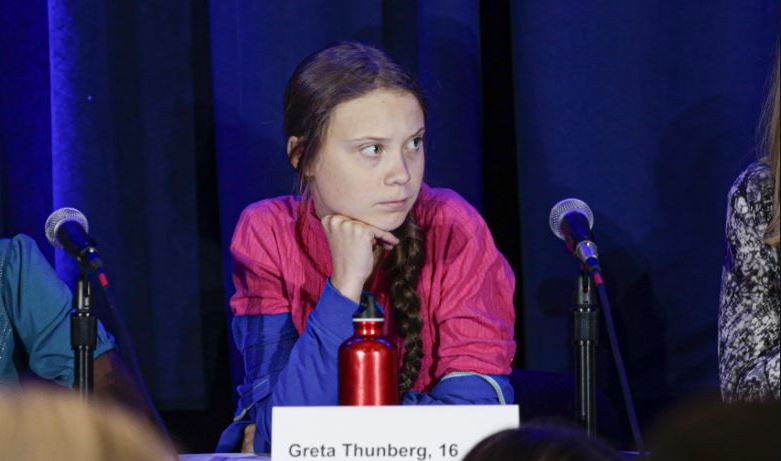 El TERRIBLE gesto que le hizo Greta Thunberg a Trump en la ONU (Fotos +Gif)