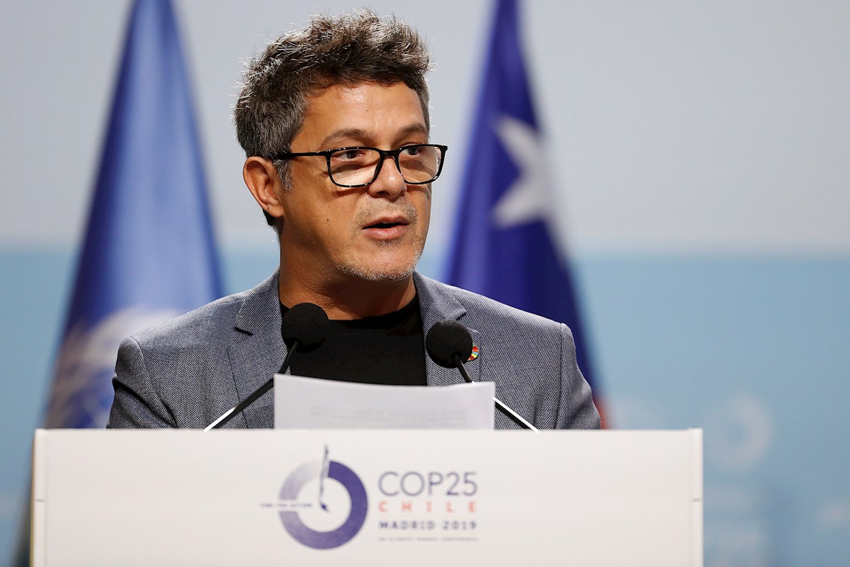 Alejandro Sanz en la Cumbre climática: El mundo contiene el aliento; no le defraudemos