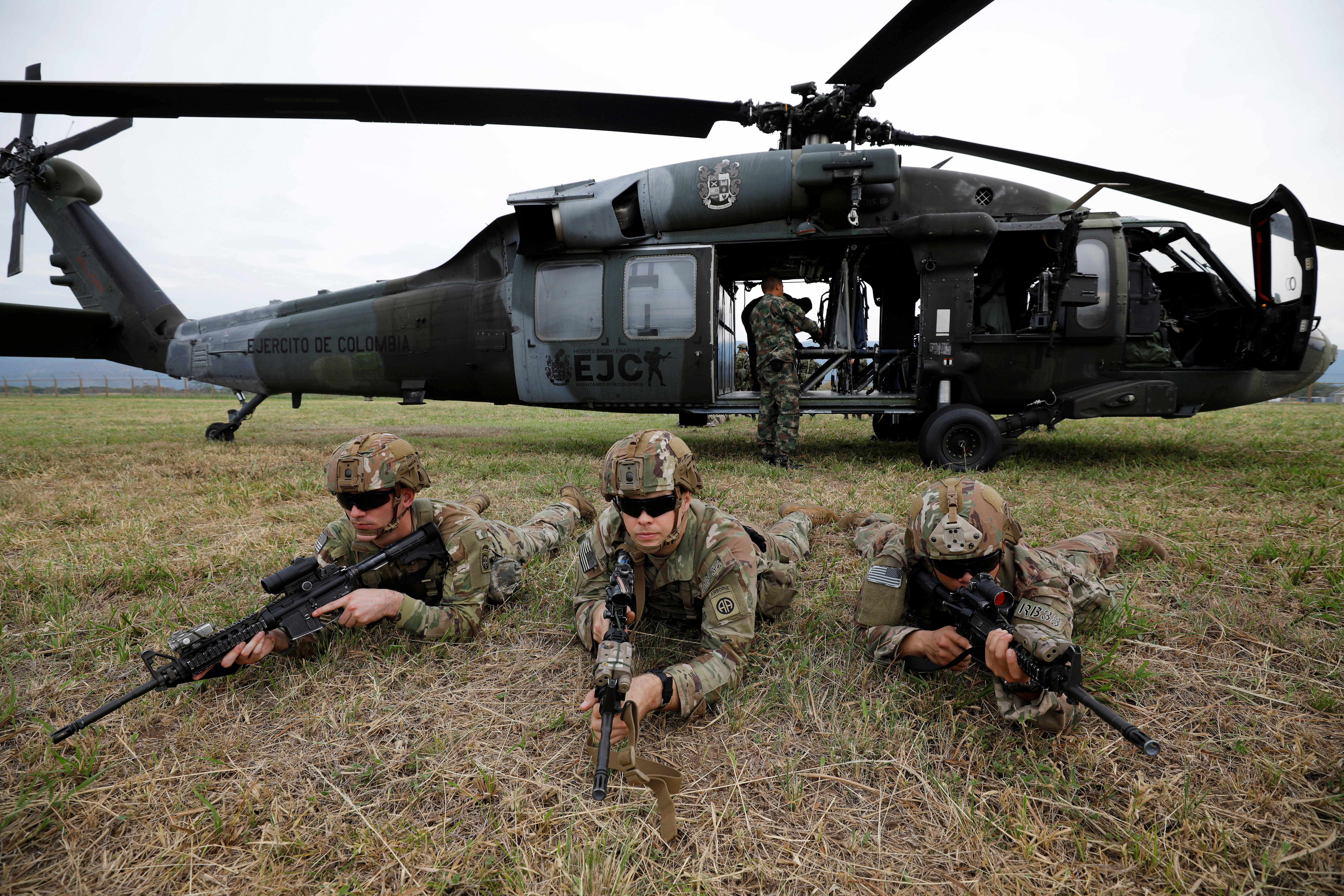Aterriza en Colombia la división militar de EEUU especializada en “ingresar en cualquier país” (FOTOS))