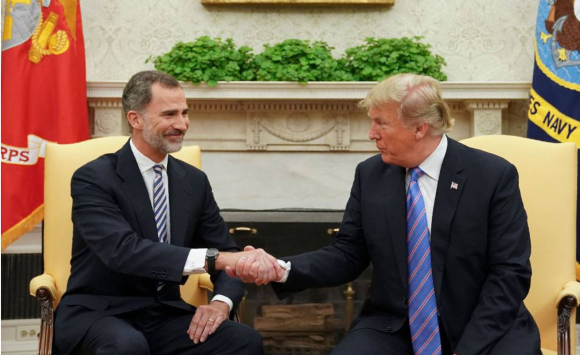 Trump invita a los Reyes de España a la Casa Blanca