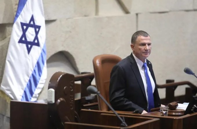 Renuncia el presidente del parlamento israelí, un aliado de Netanyahu