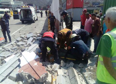 GNB falleció este domingo aprisionado por un contenedor en el puerto de La Guaira