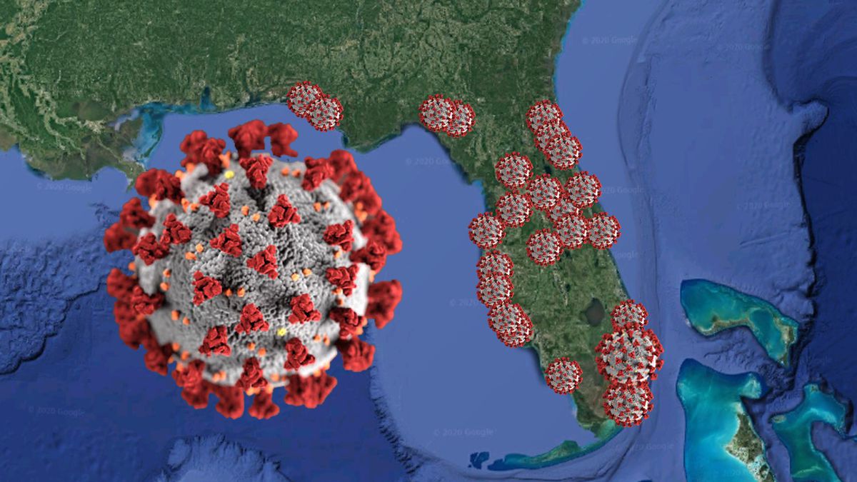 Los casos de coronavirus en Florida aumentan en casi 350 durante la noche