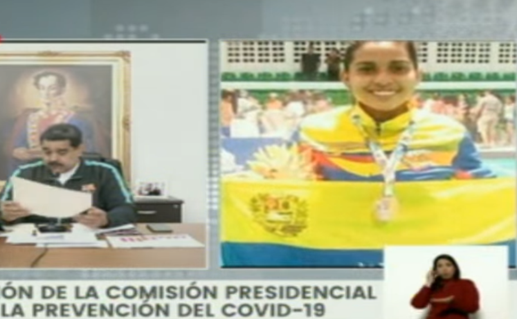 Maduro ofreció su versión sobre la muerte por Covid-19 de atleta venezolana en Colombia